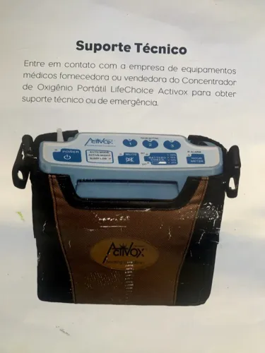 CONCENTRADOR DE OXIGENIO PORTÁTIL ACTIVOX (LiifeChoice) - Completo