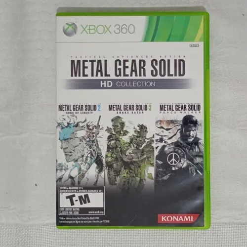 Metal Gear Solid HD Collection  Xbox 360 ( retrocompativel) - Mídia Física Original-