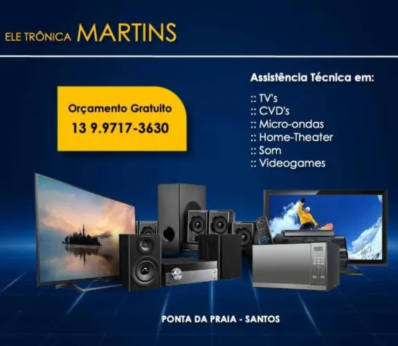 Consertos de eletrônicos.