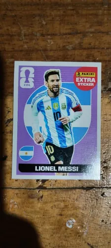 Figurinha do Messi bordo lisa