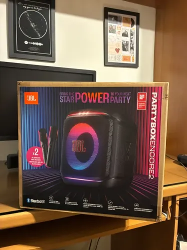 JBL PartyBox Encore 2 / Com 2 Microfones