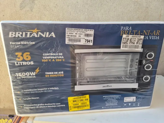Forno Elétrico Britânia 36L 127v 1500w de potência