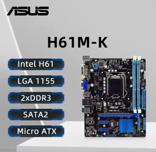 Placa mãe H61M-K ASUS