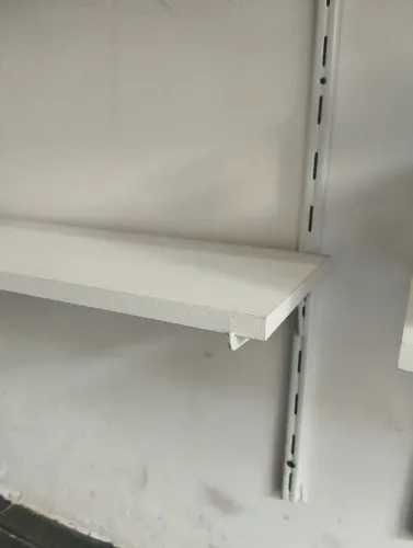 Kit 5 Prateleiras lisas de 90cm comprimento x 20 cm profundidade<br>MDF Branco