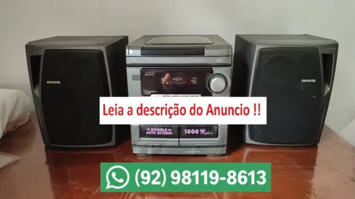 Aparelho de Som Aiwa - Com Defeito Leia a descrição !!!