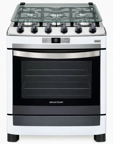 Fogão 6 bocas elétrico Brastemp