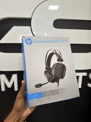 Headset Gamer HP DHH-3215U 7.1 USB RGB Cabo 2.2m Preto