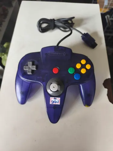 Controle Nintendo 64 N64 translúcido (Leia a descrição)