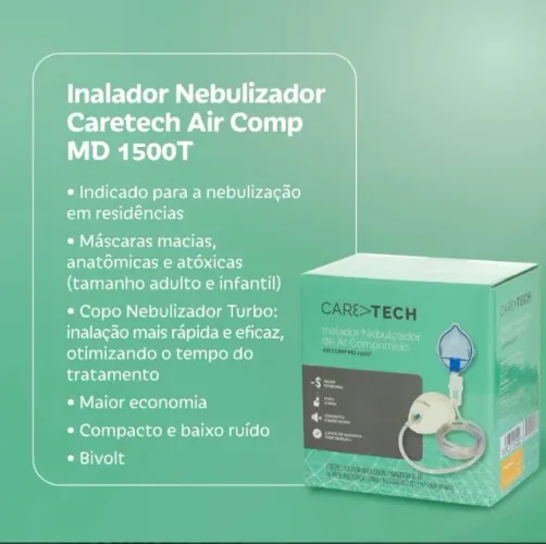 Inalador Caretech Air MD 1500T