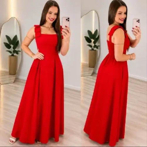 Vestido longo p/ festa 