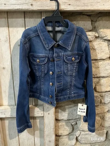 Jaqueta jeans tamanho p