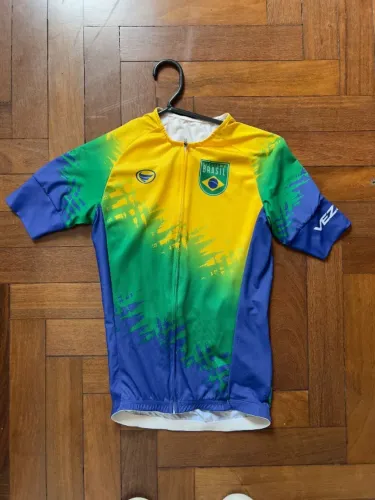 Camisa ciclismo brasil unisex bike
