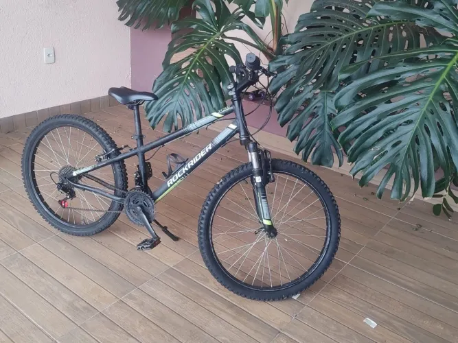Bicicleta Infantil/Juvenil Rockrider ST500 Aro 24 - 21 Marchas (Decathlon) - Revisada!