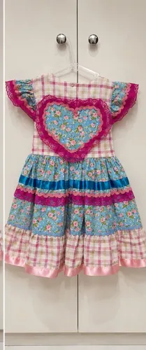 Vestido de Festa Junina - menina (3 anos)