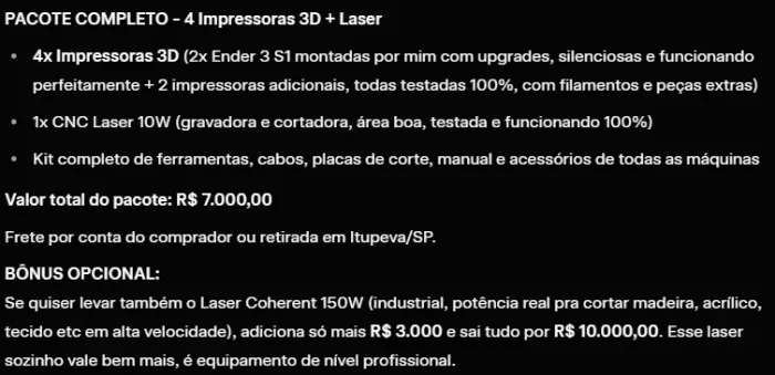 EQUIPAMENTOS DE EMPRESA