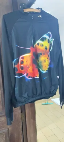 Camisa feminina de ciclismo manga longa
