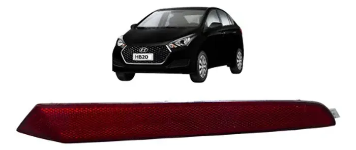 Refletor Olho Gato Hyundai Hb20 1.0 Manual 2018 Original