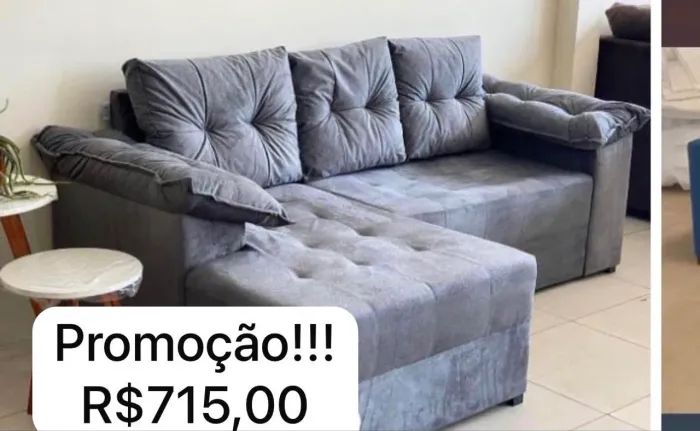 PROMOÇÃO até 09/04/2026 Sofá Madrizinho 1,90m Direto De Fábrica