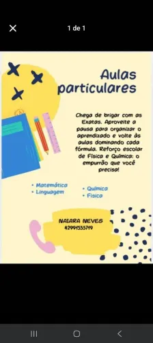 Prof de química