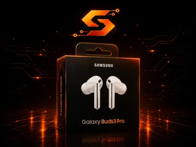 Fone de Ouvido Sem Fio Samsung Galaxy Buds3 Pro, Cancelamento de Ruído Inteligente