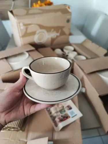 Aparelho de jantar e chá café 30 peças Oxford unni brisa serve 6 pessoas