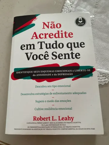 Livro psicologia Não acredite em tudo que você sente
