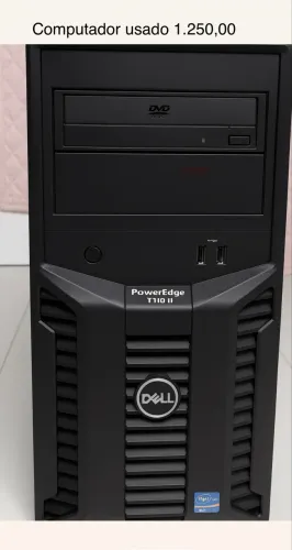 Servidor Dell PowerEdge T110 II. Usado em excelente estado