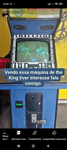 Máquina de the King com mas de 500 jogos boa funcionando perfeitamente 