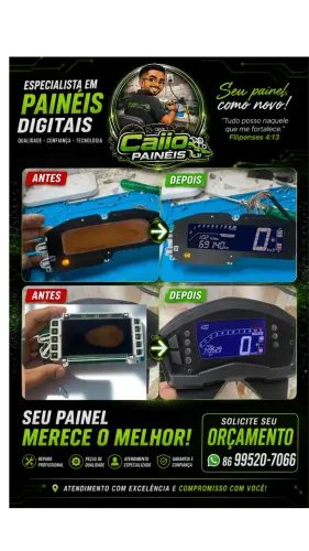 Conserto painel digitais carro e moto 