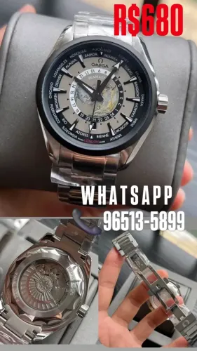 Relógio OMEGA AUTOMÁTICO  - MODELO WORLDTIMER  - ENTREGAMOS 