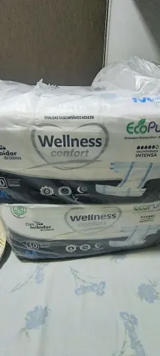 Fraldas geriatria wellness tamanho M c/30 unidades.