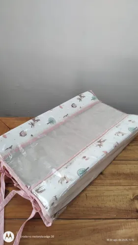 Trocador de Bebê Acolchoado com Capa Plástica - Tema Floresta / Animais