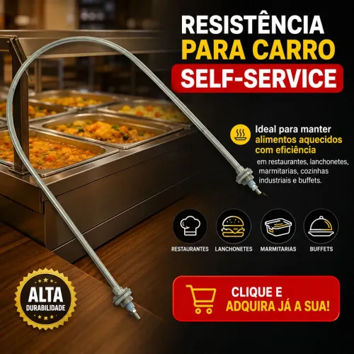 Resistência para Self-Service 2200W - 110V e 220V | Entrega Grátis