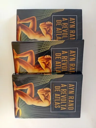 Livros 3 volumes  A Revolta de Atlas- Ayn Rand