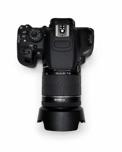 Canon EOS Rebel T5i + Lente Canon EF-S 18-55mm IS STM
