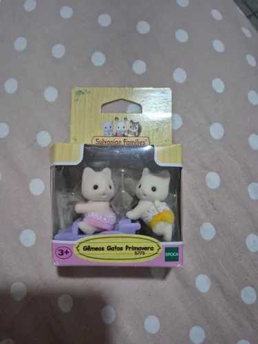 Sylvanian Families Gêmeos Gatos Primavera (NOVO)