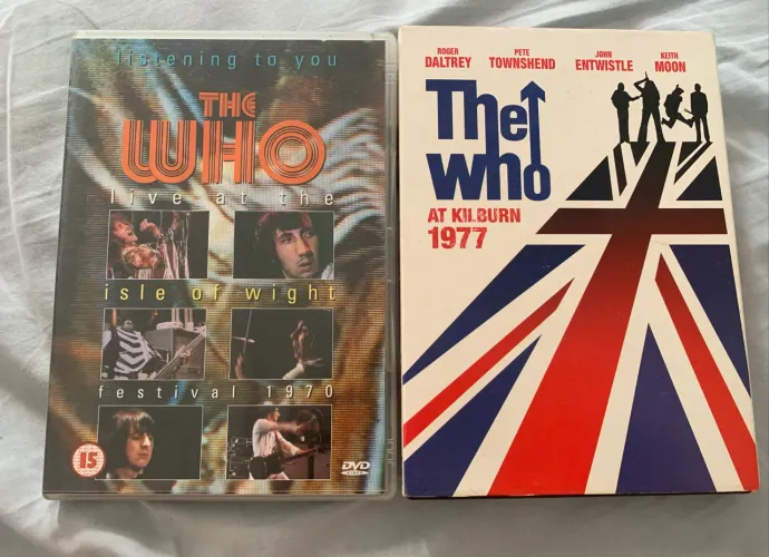 DVD?S Importados The Who (1970 and 1977 AT Killburn) Raros