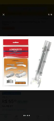 OPORTUNIDADE ÚNICA - RESISTÊNCIA DE CHUVEIRO LORENZETTI 127 VOLTS 
