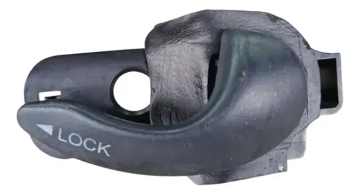 Macaneta Interna Dianteiro Direito Fiat Palio 1998 2008 Preto Dianteira