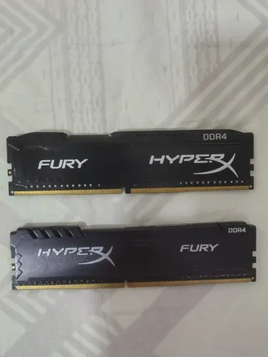 Memória RAM Gamer HyperX Fury DDR4 8GB para Desktop 2666 MHz