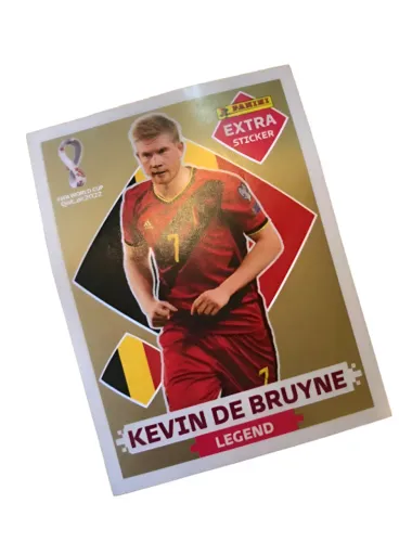 Figurinha Ouro Kevin Bruyne Album Fifa World Cup 2022 Panini Rara - Gold