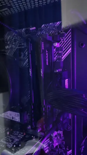 1 pente MEMÓRIA RAM 16GB 3200mhz Kingston Fury