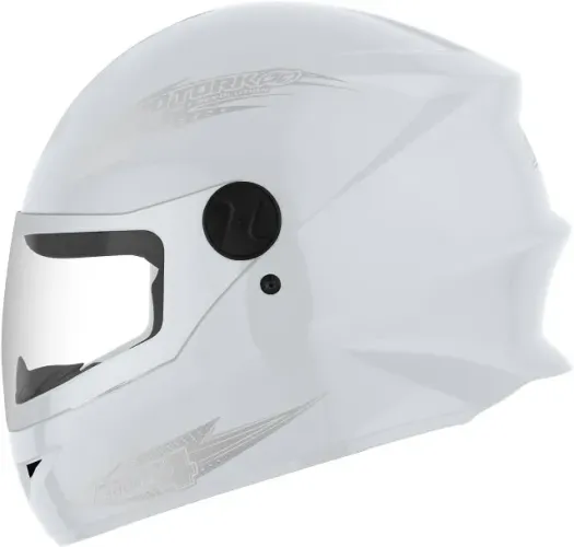 Capacete Moto Fechado New Liberty Four Branco Tam. 62 + Viseira Fume
