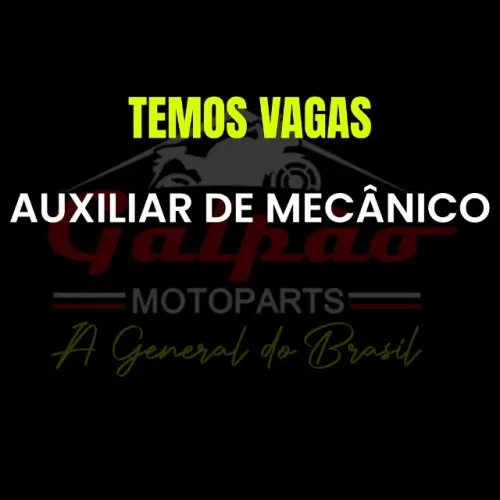 Auxiliar de Mecânico de Moto