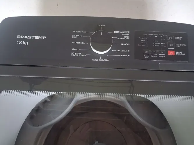 Lavadora brastemp 18kg com NF e garantia semi nova perfeita modelo novo