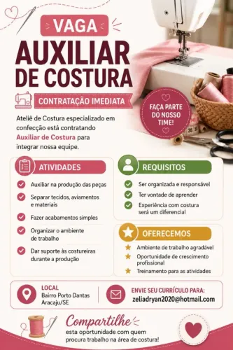oportunidade de emprego
