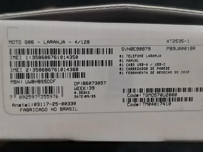 Celular Motorola Moto G06 Dual SIM