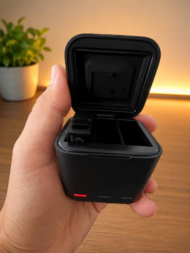 Carregador Triplo rápido Para Gopro Hero 9/10/11/12 Black - Telesin