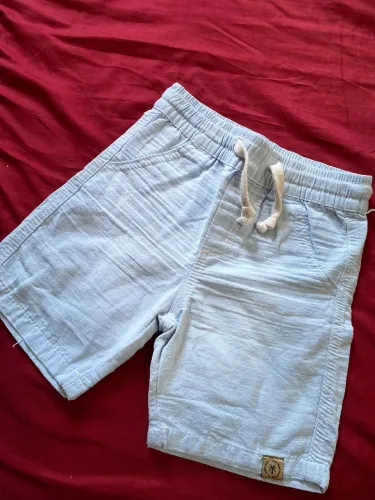 Bermuda infantil azul