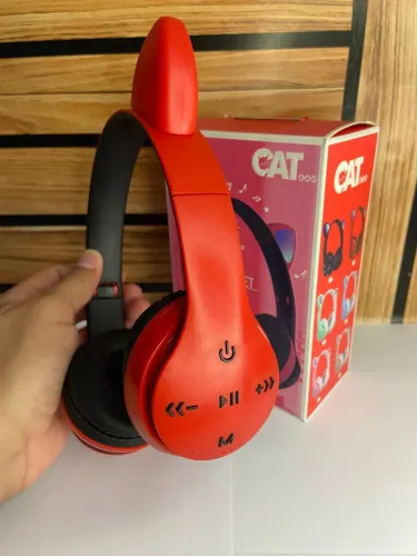Fone de Ouvido Bluetooth orelha de gato Headset ST73M ST71M - CAT